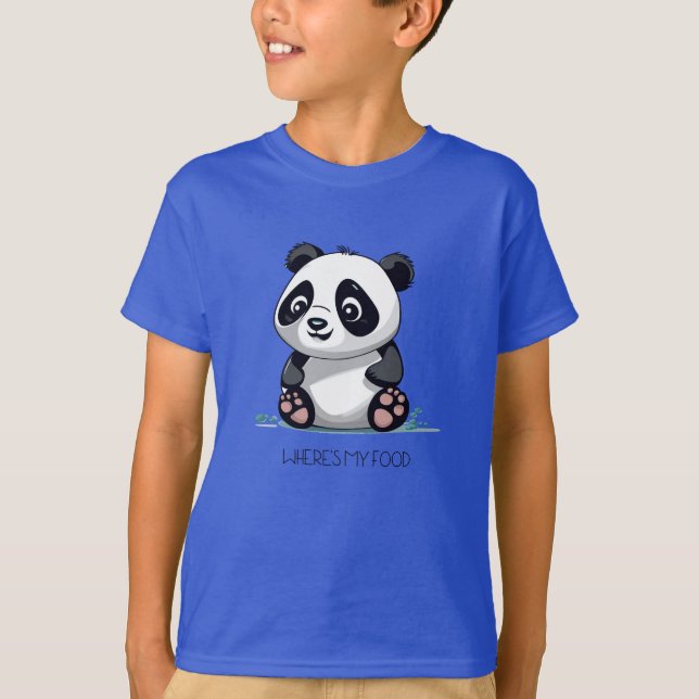 Camiseta Kawaii Cute Baby Panda Design (Anverso)