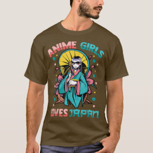 Camiseta Kawaii Cute - Chicas animales aman Japón - Otaku -