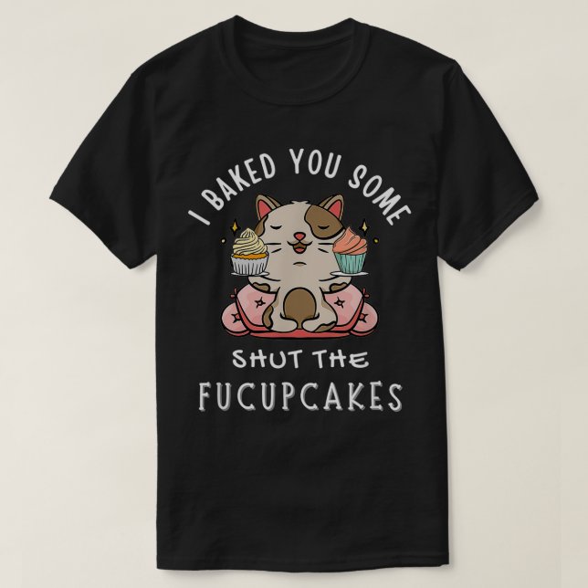 Camiseta Kawaii Cute Gato Te Pedí Que Cállate El Fuc (Diseño del anverso)