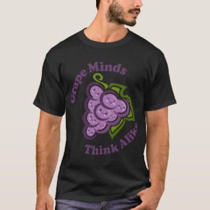 Camiseta Kawaii Cute Grape Miners piensa que la fruta es di