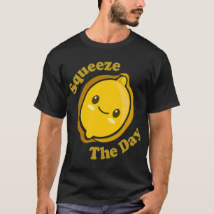 Camiseta Kawaii Cute Lemon Squeeze El Día Funny Fruit Food