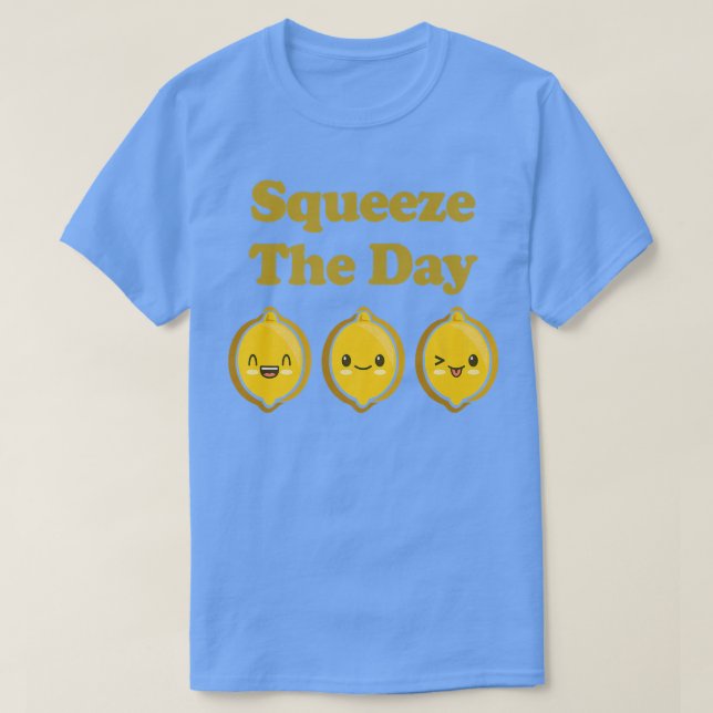 Camiseta Kawaii Cute Lemons Squeeze El Día Gracioso Fruto (Diseño del anverso)