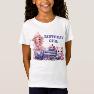 Camiseta Kawaii Cute Pink Halloween para niños