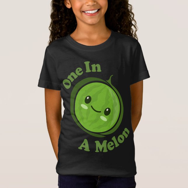 Camiseta Kawaii Cute Watermelon Uno En Una Fruta Graciosa D (Anverso)