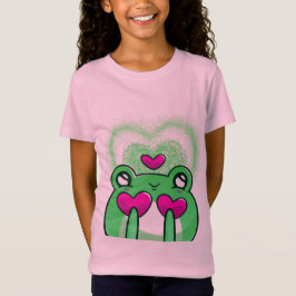 Camiseta Kawaii de rana
