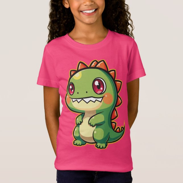 Camiseta Kawaii Dinosaur (Anverso)