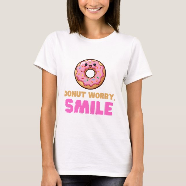 Camiseta Kawaii Donut Delight Sweet and Adorable (Anverso)