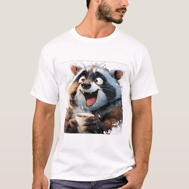 Camiseta  Kawaii Donut Puff Bear (Anverso)