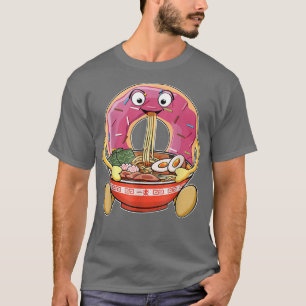 Camiseta Kawaii Donut Ramen Noodles Japoneses Anime Otaku G