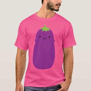 Camiseta Kawaii Eggplant Eggplant