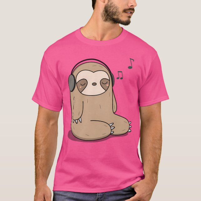 Camiseta Kawaii Escuche Música Con Leche (Anverso)