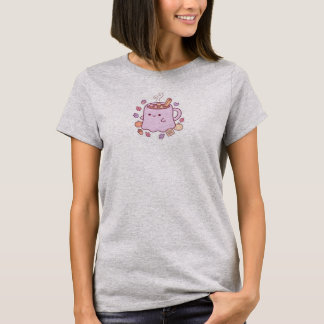 Camiseta Kawaii Fantasma Brew Otoño Lindo