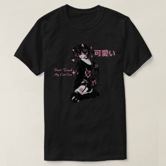 Camiseta Kawaii Femboy Catboy Anime | Lindo Pastel