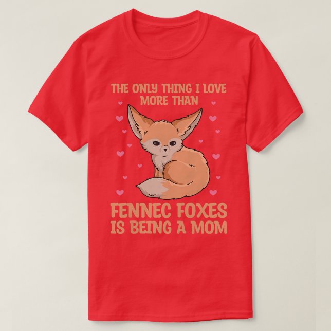 Camiseta Kawaii Fennec Fox Design para un Fennec Fox M (Diseño del anverso)