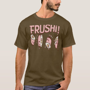 Camiseta Kawaii Frushi arroja sushi de frutas japonés 2