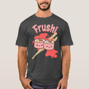 Camiseta Kawaii Frushi arroja sushi de frutas japonés 3