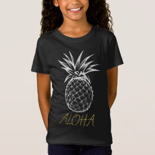 Camiseta Kawaii Fruta Tropical Pun Aloha Pineapple Graphic