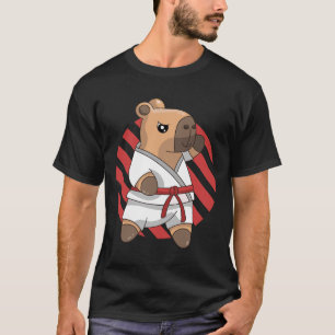 Camiseta Kawaii Funny Capyra Capy Karate Artes Marciales Ke