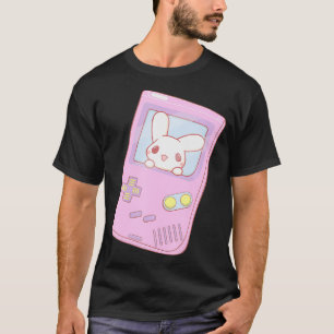 Camiseta Kawaii Gamer Conejo Conejo Pastel Conejo
