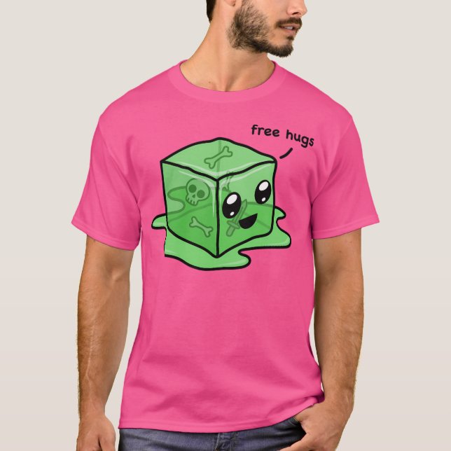 Camiseta Kawaii Gelatinous Cube (Anverso)