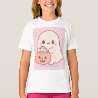 Camiseta Kawaii Ghost Halloween