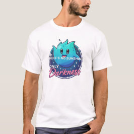Camiseta Kawaii Ghost No Sunshine Only Darkness Aesthetic