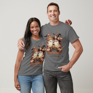 Camiseta Kawaii Ghosts Halloween Pumpkin T-Shirt
