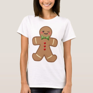 Camiseta Kawaii Gingerbread Man