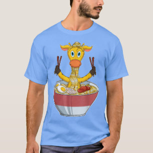 Camiseta Kawaii Giraffe Japonés Ramen Noodles I Otaku Anim