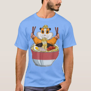 Camiseta Kawaii Guinea Pig Ramen Noodles I Otaku Anime Guin
