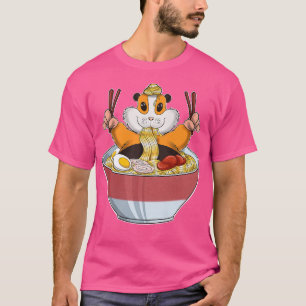 Camiseta Kawaii Guinea Pig Ramen Noodles I Otaku Anime Guin