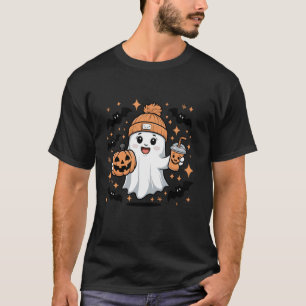 Camiseta Kawaii Halloween Ghost Pumpkin Adorable Boo Burbuj