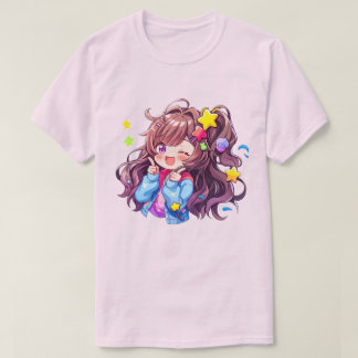 Camiseta Kawaii Happy Loli Star Chica