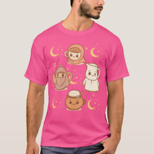 Camiseta Kawaii Hijabi Teaset