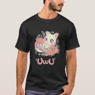 Camiseta Kawaii I UwU Gato I Kawaii Meme Lindo Japón Anime
