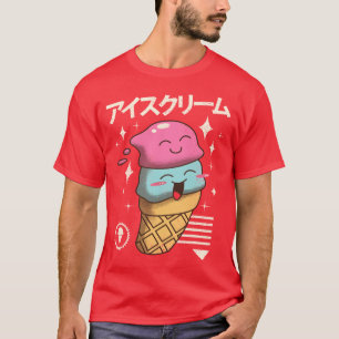 Camiseta Kawaii Ice Cream