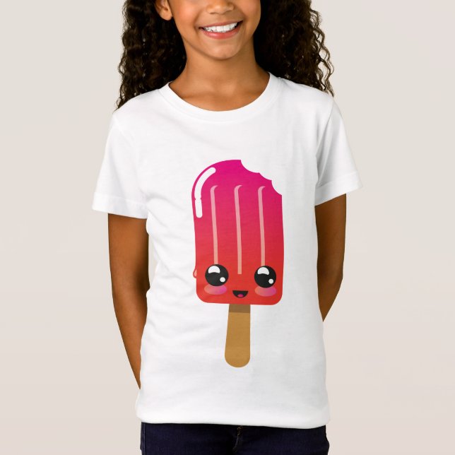 Camiseta Kawaii ice cream palette (Anverso)