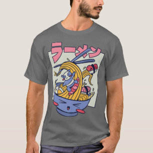 Camiseta Kawaii Japan Panda Surfing A Través De Una Ola De 