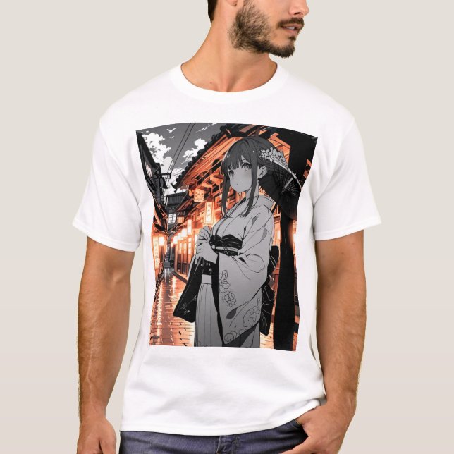 Camiseta KAWAII Japanese Girl T-shirt (Anverso)