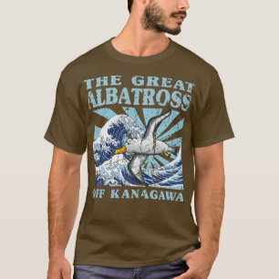 Camiseta Kawaii Japón Gran Ola Grande Albatross Cute Ja