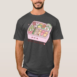 Camiseta Kawaii Japonés Bento Box Sushi 1