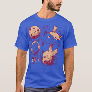 Camiseta Kawaii japonés Boba Tea Guinea Cerdo Donut Cookie