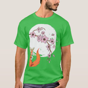 Camiseta Kawaii Japonés Para Flor De Cerezo Sakura