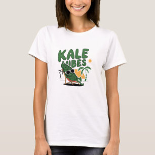 Camiseta Kawaii Kale Art para todos