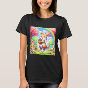 Camiseta Kawaii Kangaroo Pascua Adorable Kangaroo