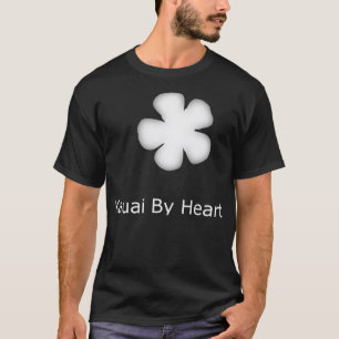 Camiseta Kawaii (Kauai) por la flor tropical del corazón