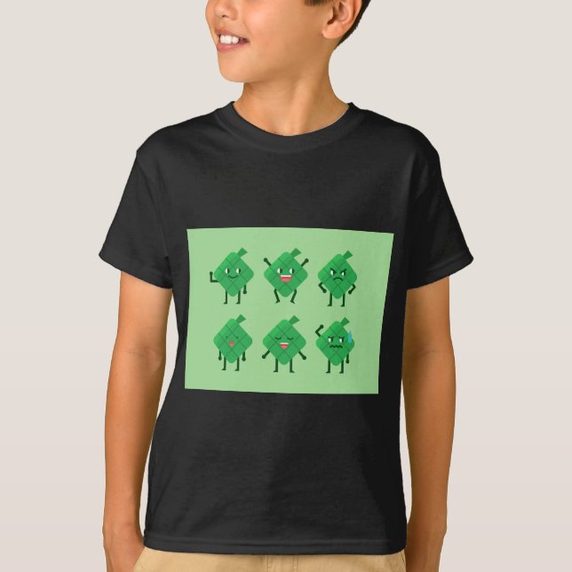 Camiseta kawaii Ketupat (Anverso)