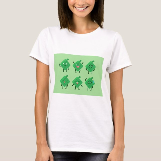 Camiseta kawaii Ketupat (Anverso)