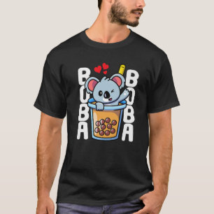 Camiseta Kawaii Koala Bear Bubble Tea Cup Drink Koala ama