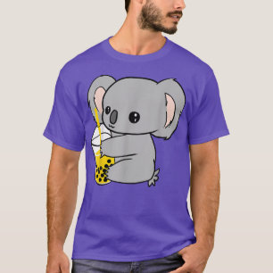 Camiseta Kawaii Koala con niños animados por el té con burb